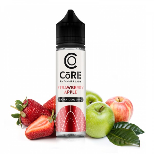 DINNER LADY CORE STRAWBERRY APPLE CHILL FLAVOUR SHOT 20/60ML