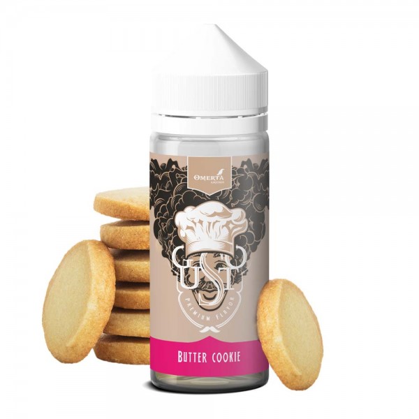 OMERTA GUSTO BUTTER COOKIE FLAVOUR SHOT 30/120ML