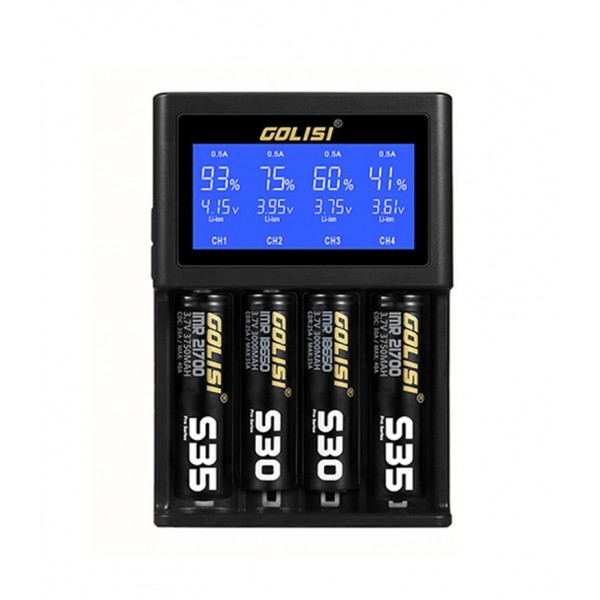 GOLISI S4 2.0A SMART CHARGER-LCD SCREEN ΦΟΡΤΙΣΤΗΣ 