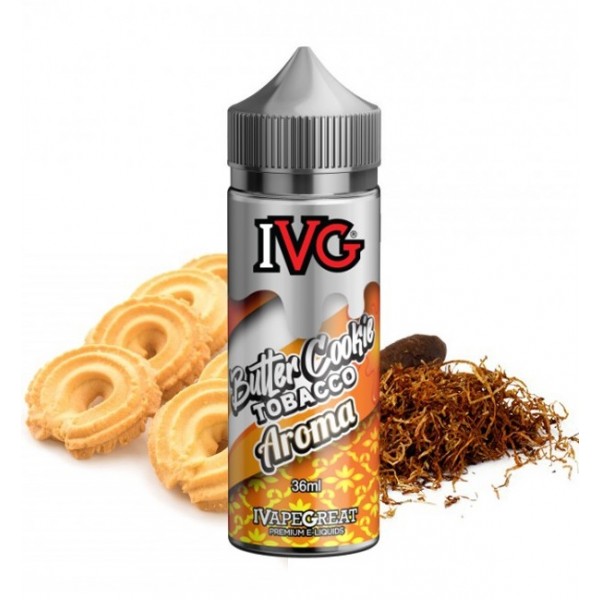 IVG BUTTER COOKIE TOBACCO FLAVOUR SHOT 120ml